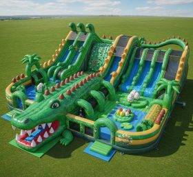 T6-6413 Crocodile Theme Inflatable Funcity