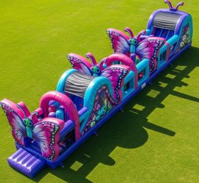 T7-3727 Butterfly Theme Inflatable Obstacle Course