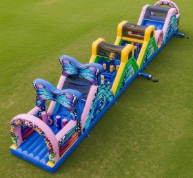 T7-3728 Butterfly Theme Inflatable Obstacle Course