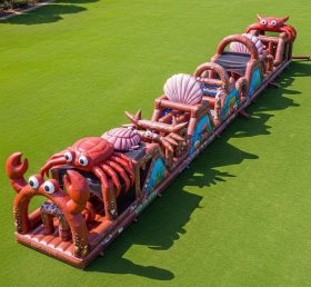 T7-3759 Crab Theme Inflatable Obstacle Course