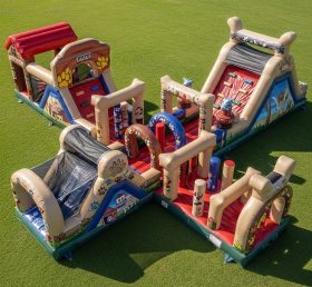 T7-3772 Dog Theme Inflatable Obstacle Course