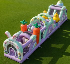 T7-3793 Easter Theme Inflatable Obstacle Course