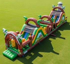 T7-3812 Farm Theme Inflatable Obstacle Course