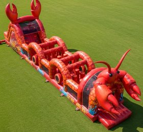 T7-3893 Lobster Theme Inflatable Obstacle Course