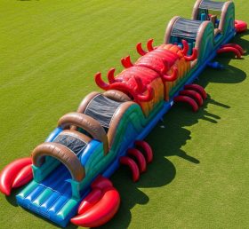 T7-3894 Lobster Theme Inflatable Obstacle Course