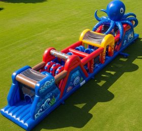 T7-3927 Octopus Theme Inflatable Obstacle Course