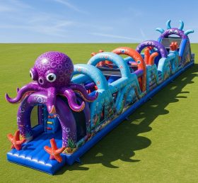 T7-3929 Octopus Theme Inflatable Obstacle Course