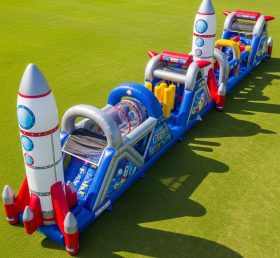 T7-3987 Rocket Theme Inflatable Obstacle Course