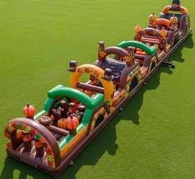 T7-4019 Thanksgiving Theme Inflatable Obstacle Course