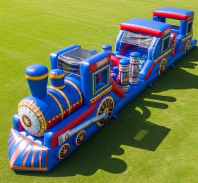 T7-4033 Train Theme Inflatable Obstacle Course