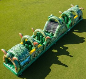 T7-4045 Turtle Theme Inflatable Obstacle Course
