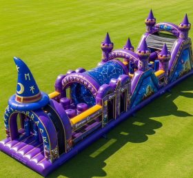 T7-4070 Wizard Theme Inflatable Obstacle Course