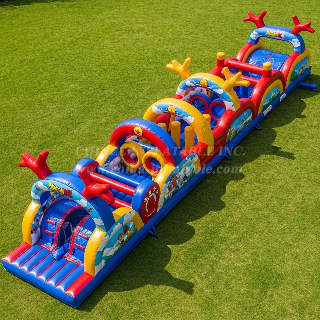 T7-4170 Dragon Ball Theme Inflatable Obstacle Course