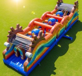 T7-4171 Dragon Ball Theme Inflatable Obstacle Course