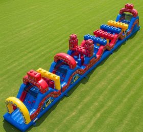 T7-4213 Lego Theme Inflatable Obstacle Course