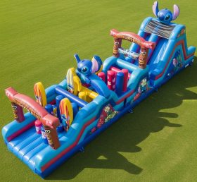 T7-4219 Lilo & Stitch Theme Inflatable Obstacle Course