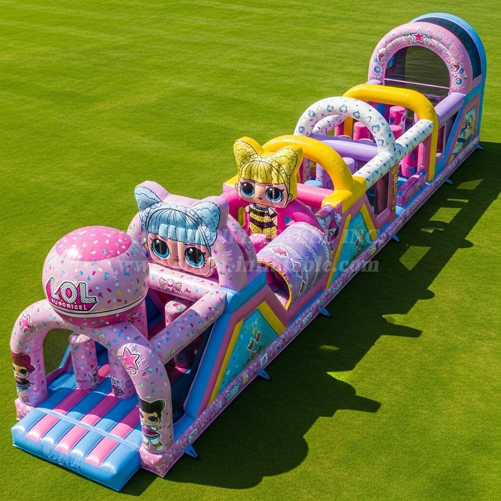 T7-4223 L.O.L. SURPRISE Theme Inflatable Obstacle Course