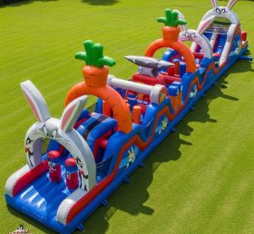 T7-4228 Looney Tunes Theme Inflatable Obstacle Course