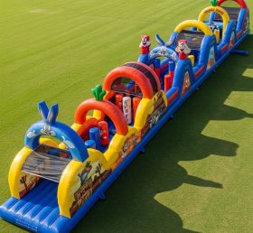T7-4229 Looney Tunes Theme Inflatable Obstacle Course