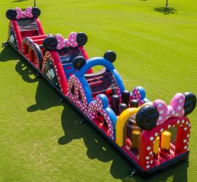 T7-4242 Mickey & Minnie Theme Inflatable Obstacle Course