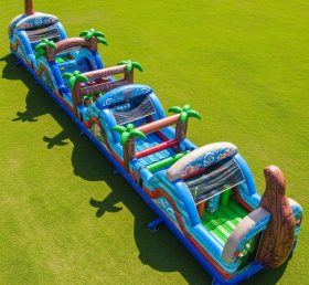 T7-4261 Moana Theme Inflatable Obstacle Course