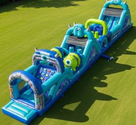 T7-4264 Monsters Inc Theme Inflatable Obstacle Course
