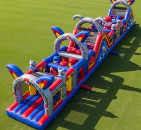 T7-4312 Pokemon Theme Inflatable Obstacle Course