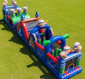 T7-4315 Popeye Theme Inflatable Obstacle Course