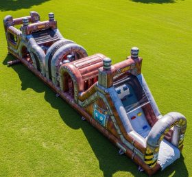 T7-4336 Rusty Rivets Theme Inflatable Obstacle Course