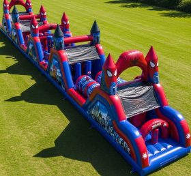 T7-4365 Spider-Man Theme Inflatable Obstacle Course