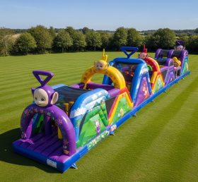 T7-4390 Teletubbies Theme Inflatable Obstacle Course