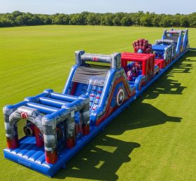 T7-4394 The Avengers Theme Inflatable Obstacle Course