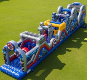 T7-4397 The Avengers Theme Inflatable Obstacle Course
