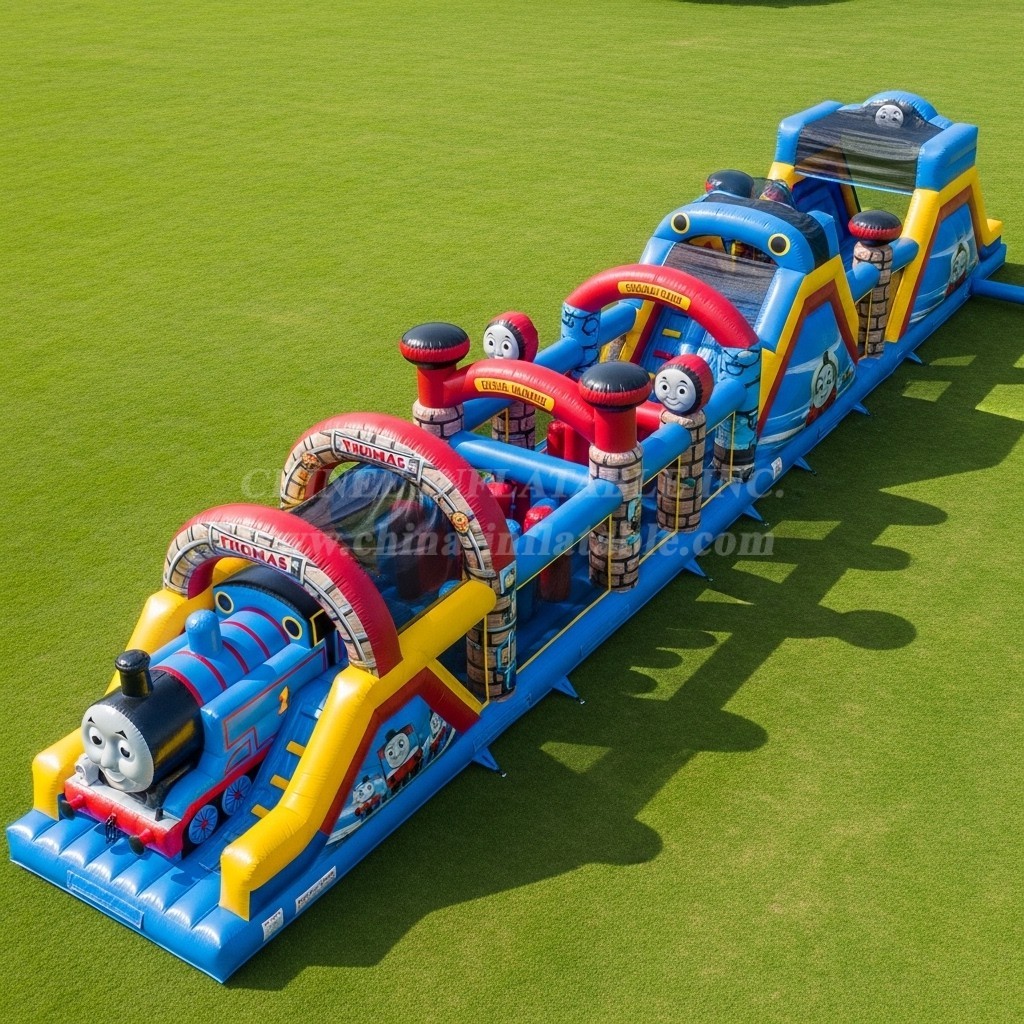 T7-4425 Thomas & Friends Theme Inflatable Obstacle Course