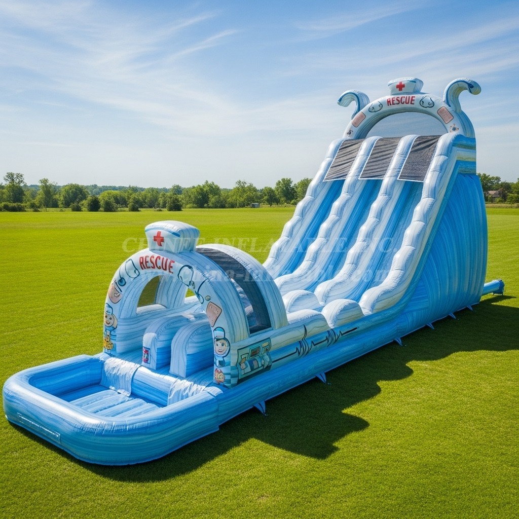 T8-5415 Hospital Theme Inflatable Water Slide