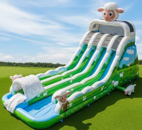 T8-5428 Sheep Theme Inflatable Water Slide