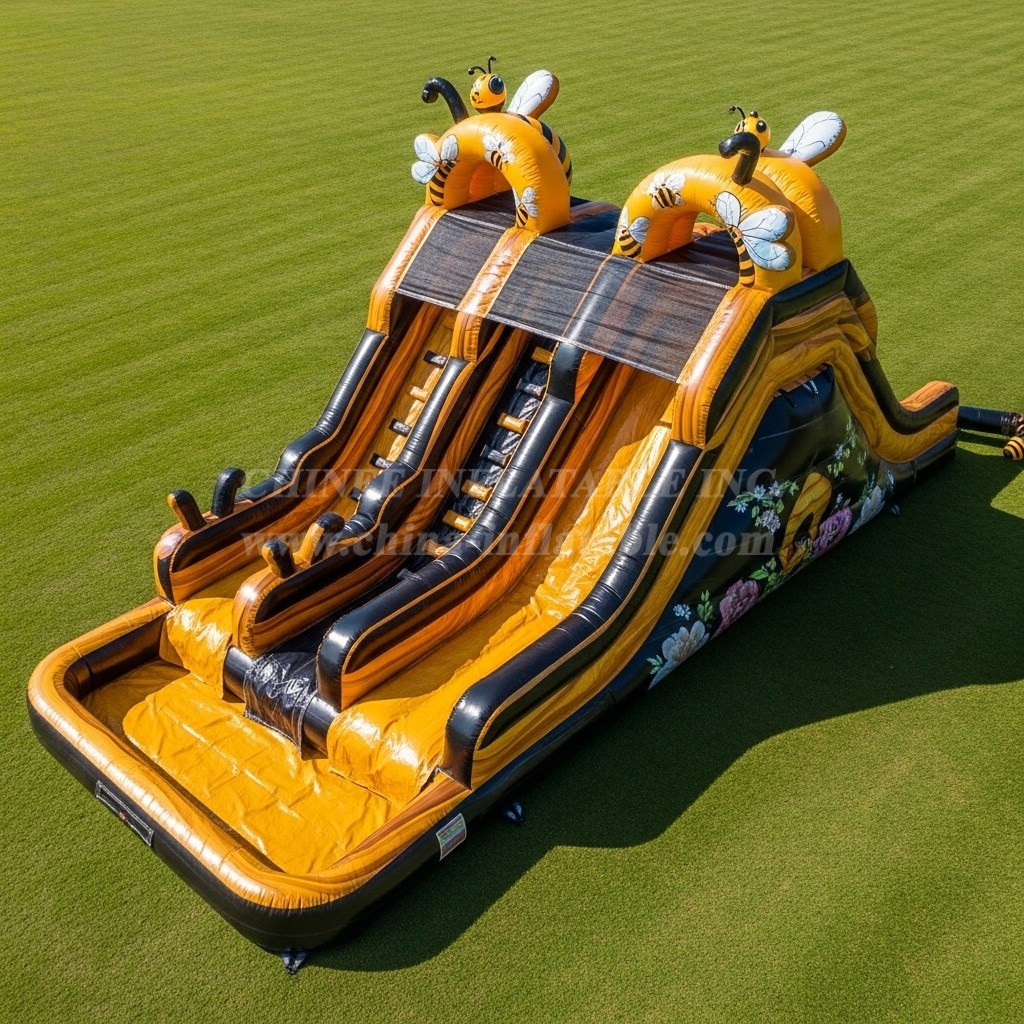 T8-5462 Bee Theme Inflatable Water Slide