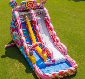 T8-5475 Candy Theme Inflatable Water Slide