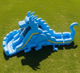 T8-5548 Dragon Theme Inflatable Water Slide