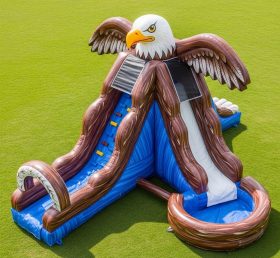 T8-5558 Eagle Theme Inflatable Water Slide