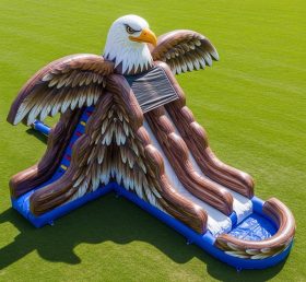 T8-5560 Eagle Theme Inflatable Water Slide