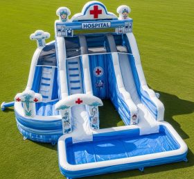 T8-5629 Hospital Theme Inflatable Water Slide