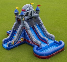 T8-5658 Knight Theme Inflatable Water Slide