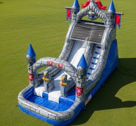 T8-5660 Knight Theme Inflatable Water Slide
