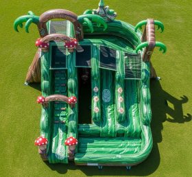 T8-5674 Magic Forest Theme Inflatable Water Slide