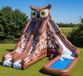 T8-5723 Owl Theme Inflatable Water Slide