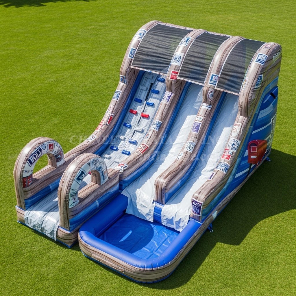 T8-5770 Post Office Theme Inflatable Water Slide