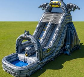 T8-7142 Batman Theme Inflatable Water Slide