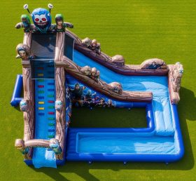 T8-7231 Fortnite Theme Inflatable Water Slide