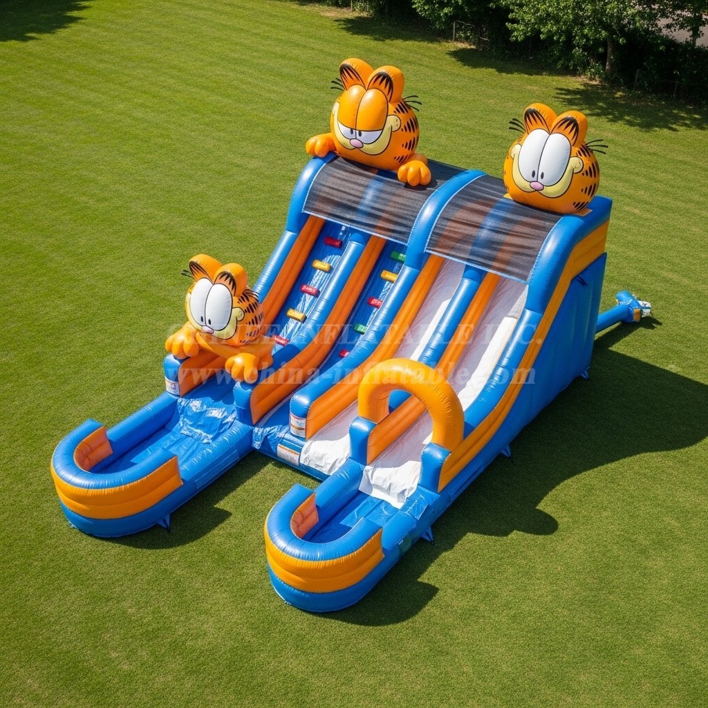 T8-7238 Garfield Theme Inflatable Water Slide